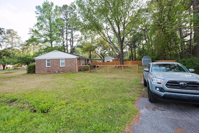 2158 Till Rd, Charleston, SC 29414 - view of yard featuring a shed