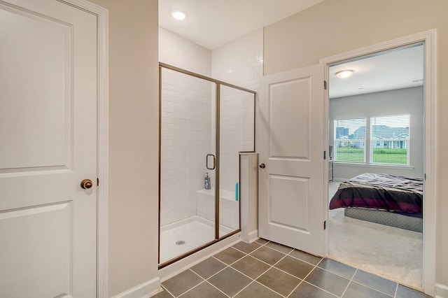 299 Lucca Dr, Summerville, SC 29486 - ensuite bathroom featuring a stall shower and tile patterned flooring
