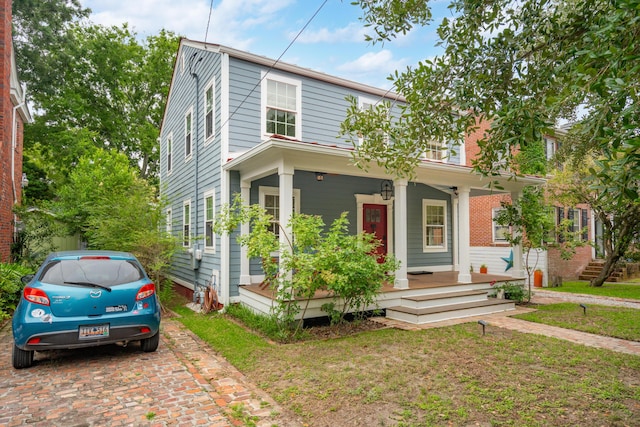 293 Grove St, Charleston, SC 29403 - view of front of property with a porch