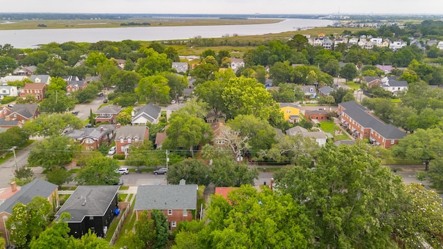 293 Grove St, Charleston, SC 29403 - aerial view of residential area with a nearby body of water