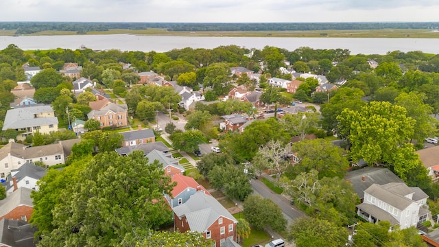 293 Grove St, Charleston, SC 29403 - aerial view of residential area featuring a large body of water