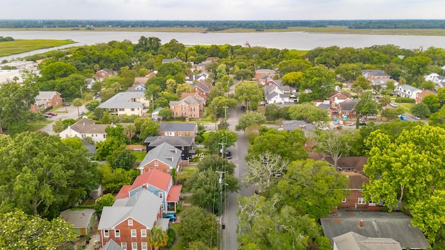 293 Grove St, Charleston, SC 29403 - aerial view of residential area with a large body of water