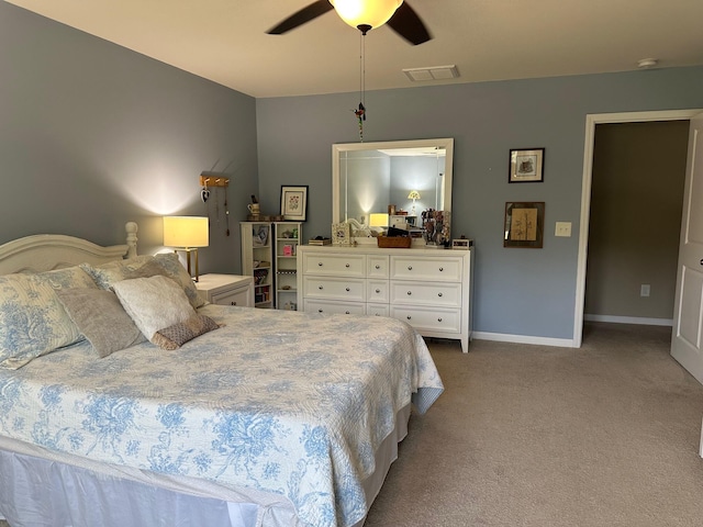 677 Redbud Ln, Summerville, SC 29486 - carpeted bedroom with baseboards and ceiling fan
