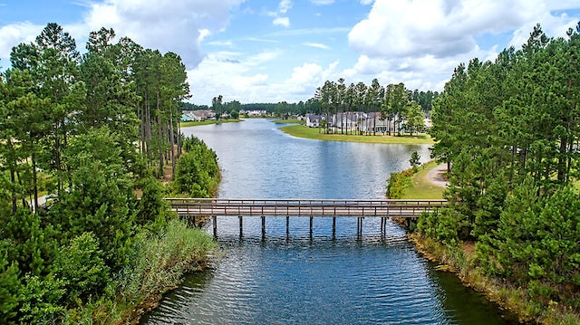 property view of water