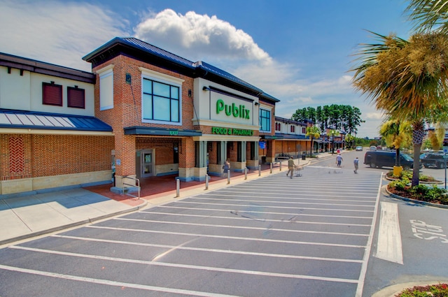 view of parking