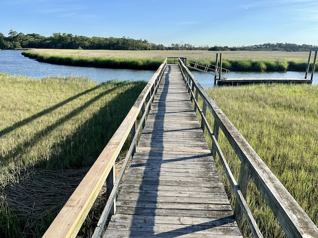 225 Slipper Shell Ct, Mount Pleasant, SC 29464 - dock area with a water view