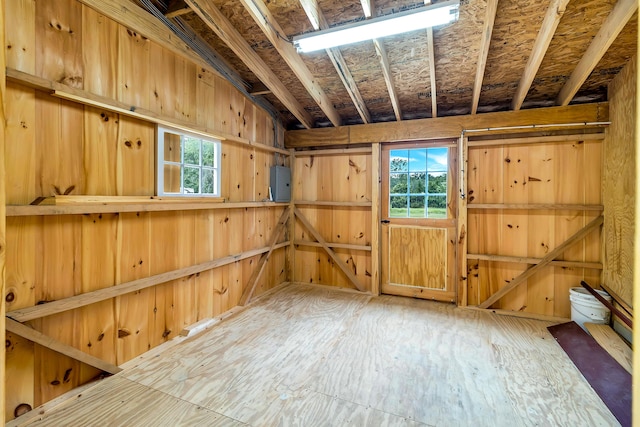 view of storage room