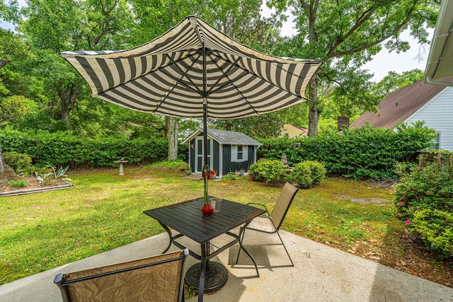 206 Brailsford Rd, Summerville, SC 29485 - view of patio / terrace featuring a storage shed and an outdoor structure