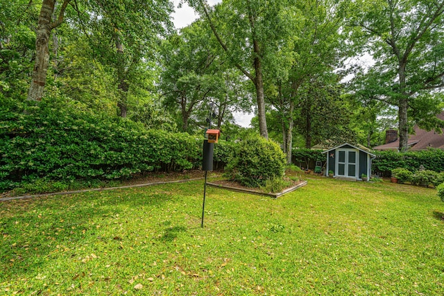 206 Brailsford Rd, Summerville, SC 29485 - view of yard with an outdoor structure and a storage shed