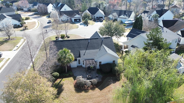 bird's eye view featuring a residential view