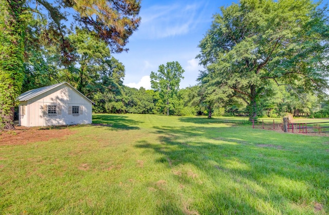 481 Cantey Ln, Camden, SC 29020 - view of yard featuring an outdoor structure
