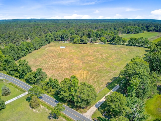 481 Cantey Ln, Camden, SC 29020 - aerial view of property and surrounding area featuring a heavily wooded area and rural landscape