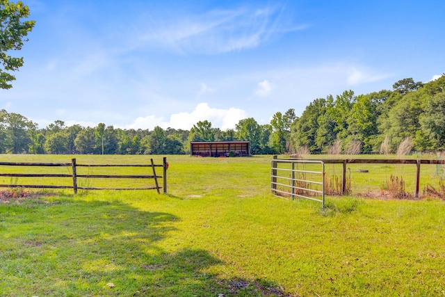 481 Cantey Ln, Camden, SC 29020 - view of yard featuring a rural view, an outdoor structure, and a pole building