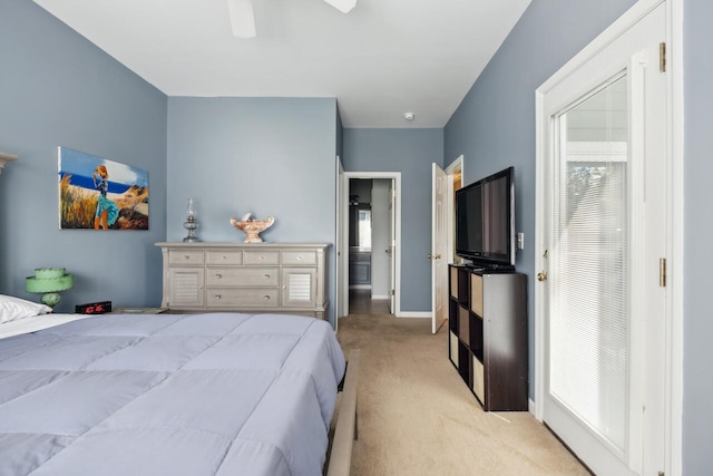 2329 Tall Sail Dr Unit 704D, Charleston, SC 29414 - bedroom featuring light colored carpet, multiple windows, and ceiling fan
