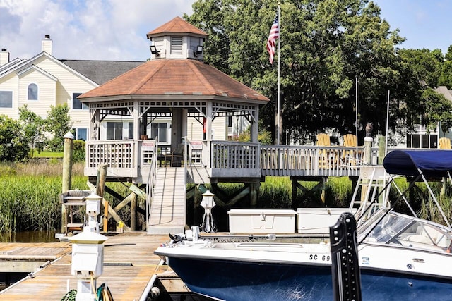 2329 Tall Sail Dr Unit 704D, Charleston, SC 29414 - dock area with a gazebo