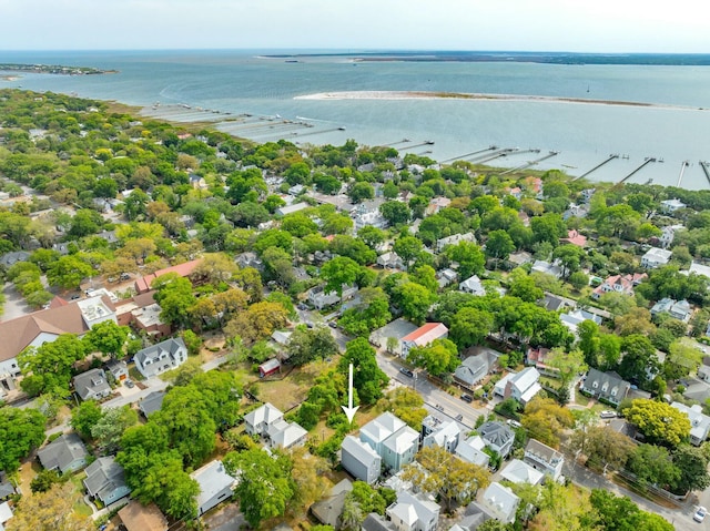 104 May Ln, Mount Pleasant, SC 29464 - aerial perspective of suburban area with a nearby body of water