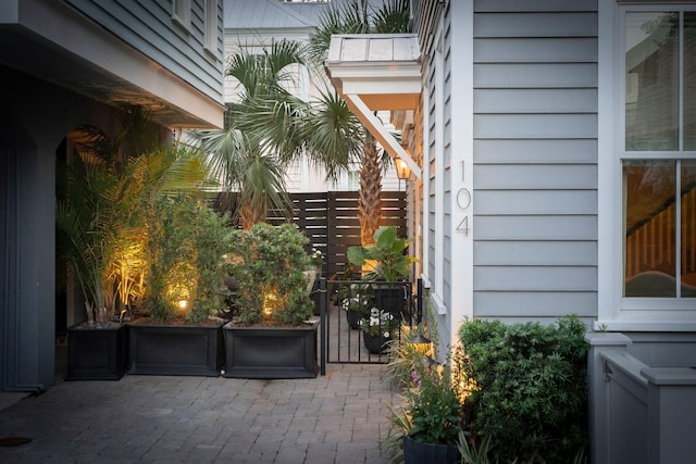 104 May Ln, Mount Pleasant, SC 29464 - view of home's exterior featuring fence and a gate