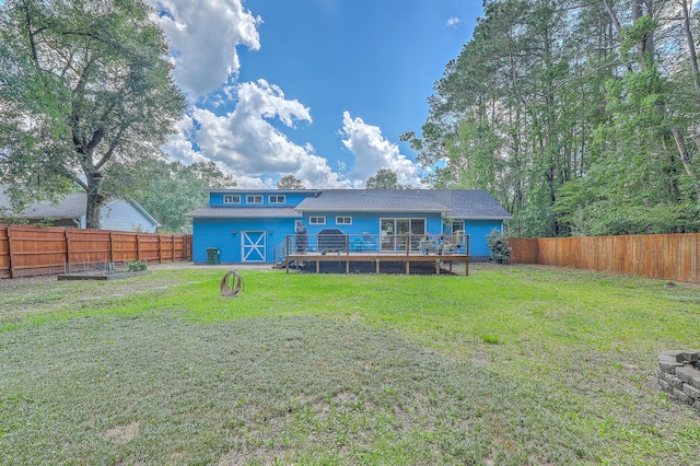 1325 Edward Dr, Moncks Corner, SC 29461 - back of house with a wooden deck