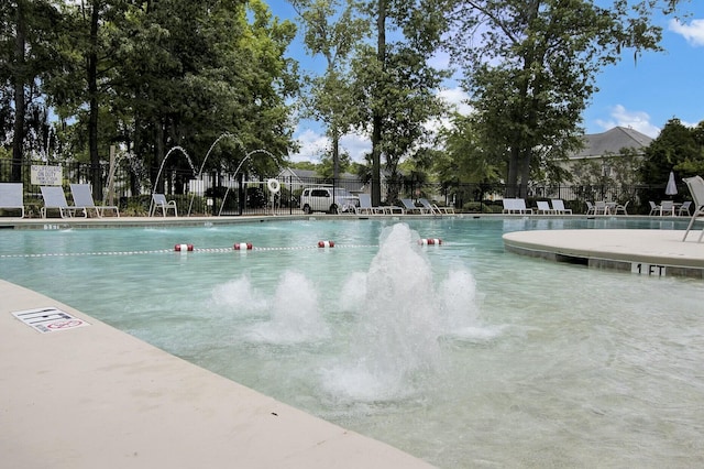 view of pool