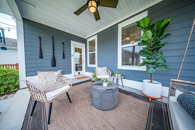 1726 Winfield Way, Charleston, SC 29414 - covered porch with ceiling fan