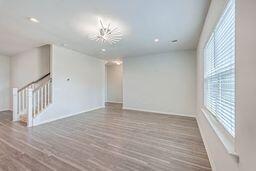 spare room featuring hardwood / wood-style floors