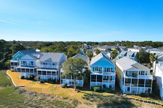 birds eye view of property featuring a residential view