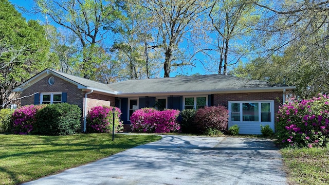 2636 Elissa Dr, Charleston, SC 29414 - ranch-style house featuring brick siding and a front yard