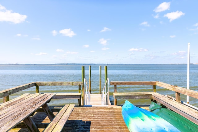 202 Bank St, Mount Pleasant, SC 29464 - dock featuring a water view