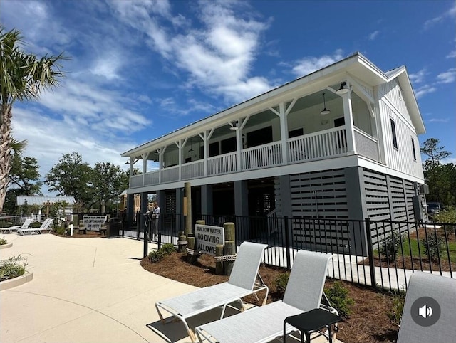 exterior space with a patio area