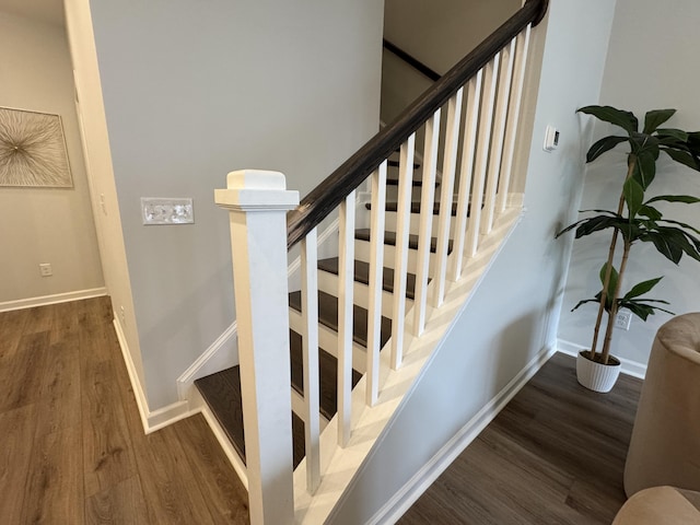 131 Brown Swiss Cir, Summerville, SC 29483 - stairway with wood finished floors and baseboards