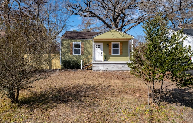 view of bungalow-style house