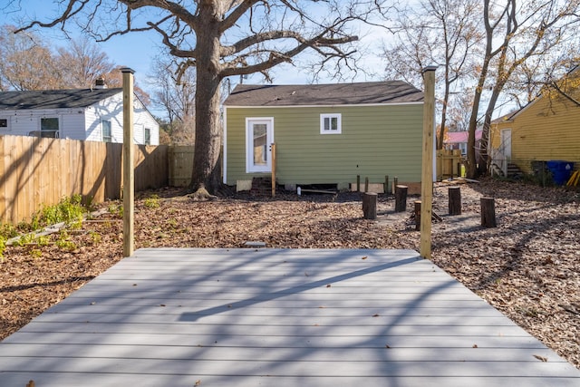 view of deck