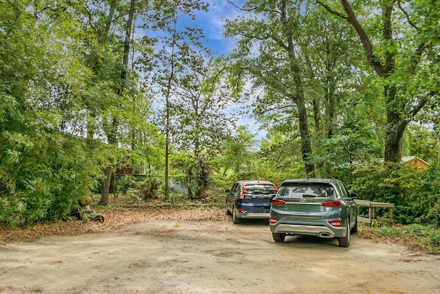 view of car parking