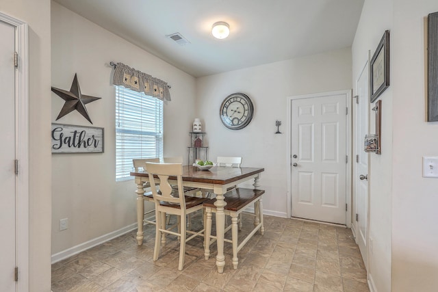 343 Iveson Rd, Summerville, SC 29486 - dining space featuring baseboards and visible vents