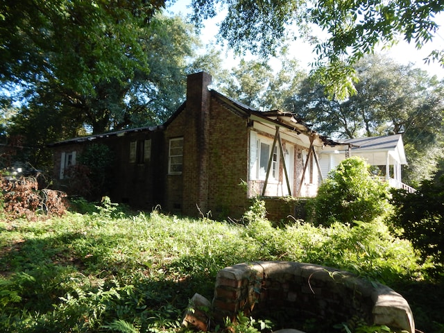 view of side of property