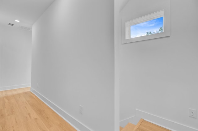 501 Joseph St, Charleston, SC 29412 - corridor with light wood-style flooring and baseboards