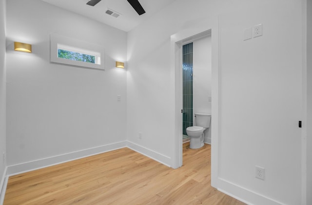 501 Joseph St, Charleston, SC 29412 - unfurnished room featuring a ceiling fan and light wood finished floors