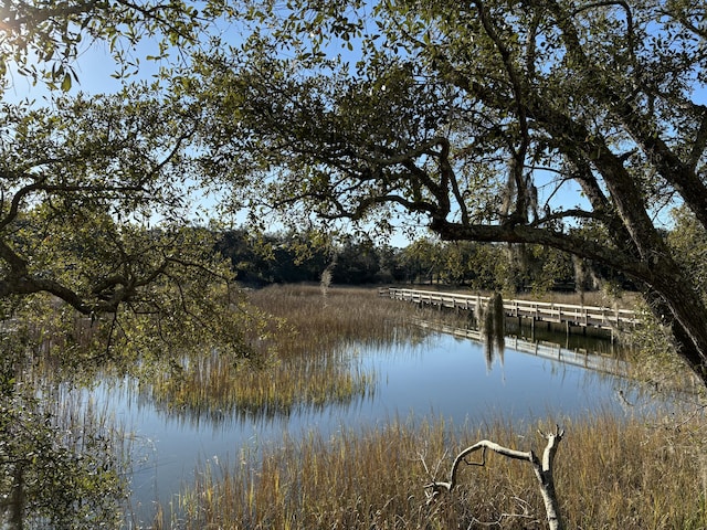 view of water feature