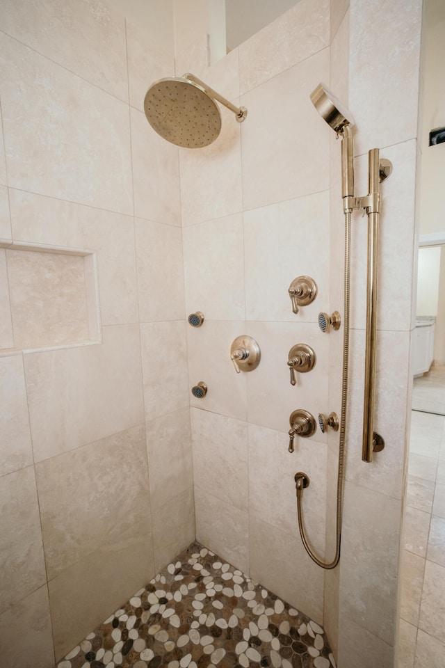 2860 Old Drake Dr, Johns Island, SC 29455 - bathroom with tiled shower