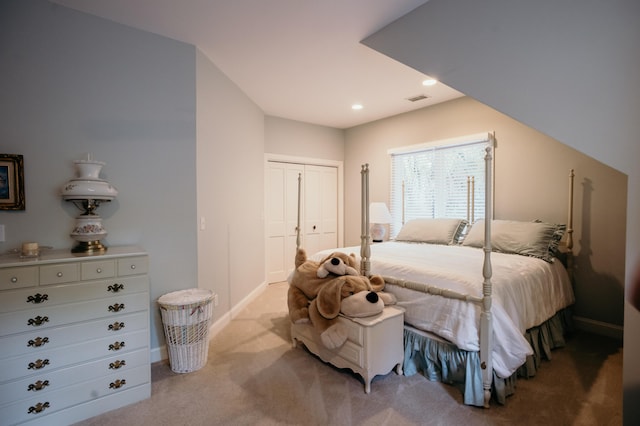 2860 Old Drake Dr, Johns Island, SC 29455 - carpeted bedroom featuring a closet