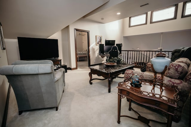2860 Old Drake Dr, Johns Island, SC 29455 - living room featuring light colored carpet