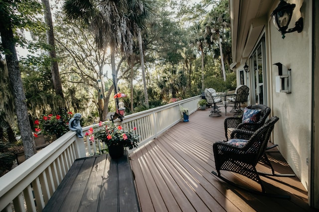 2860 Old Drake Dr, Johns Island, SC 29455 - view of wooden terrace