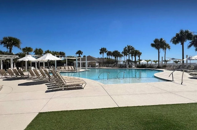 2860 Old Drake Dr, Johns Island, SC 29455 - view of pool with a patio