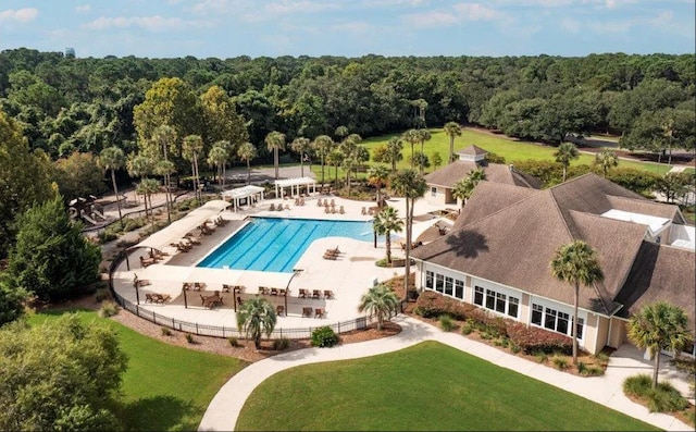 2860 Old Drake Dr, Johns Island, SC 29455 - drone / aerial view