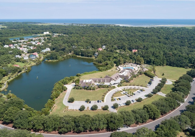 2860 Old Drake Dr, Johns Island, SC 29455 - aerial view with a water view