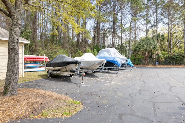 view of parking