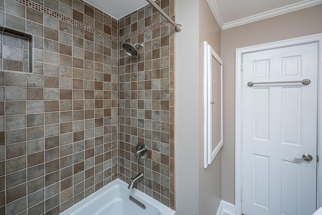 802 Robert E Lee Blvd, Charleston, SC 29412 - full bath with ornamental molding and  shower combination