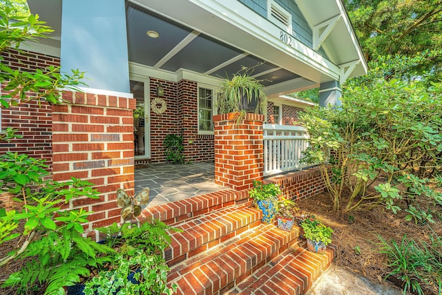 802 Robert E Lee Blvd, Charleston, SC 29412 - doorway to property featuring brick siding