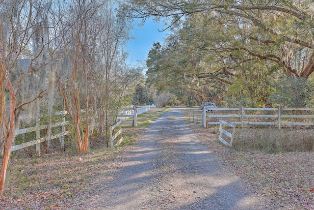 view of road