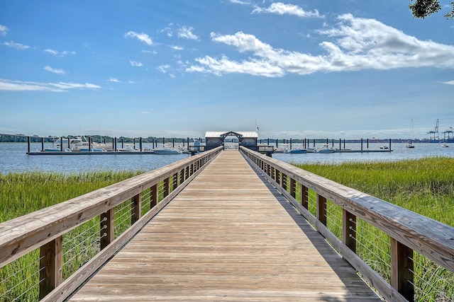 130 River Landing Dr Unit 5108, Charleston, SC 29492 - dock area featuring a water view